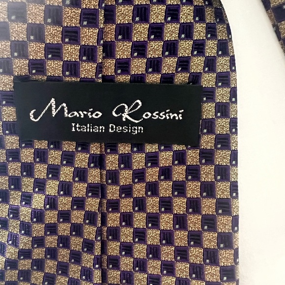- VINTAGE MARIO ROSSINI  NECK TIE - Picture 3 of 7